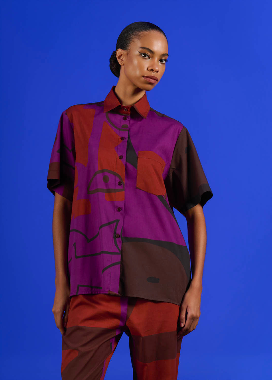 Camisa Veraneio Algodão Estampado
