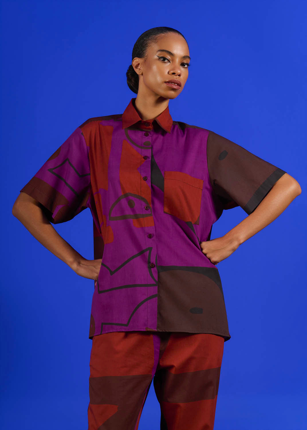 Camisa Veraneio Algodão Estampado
