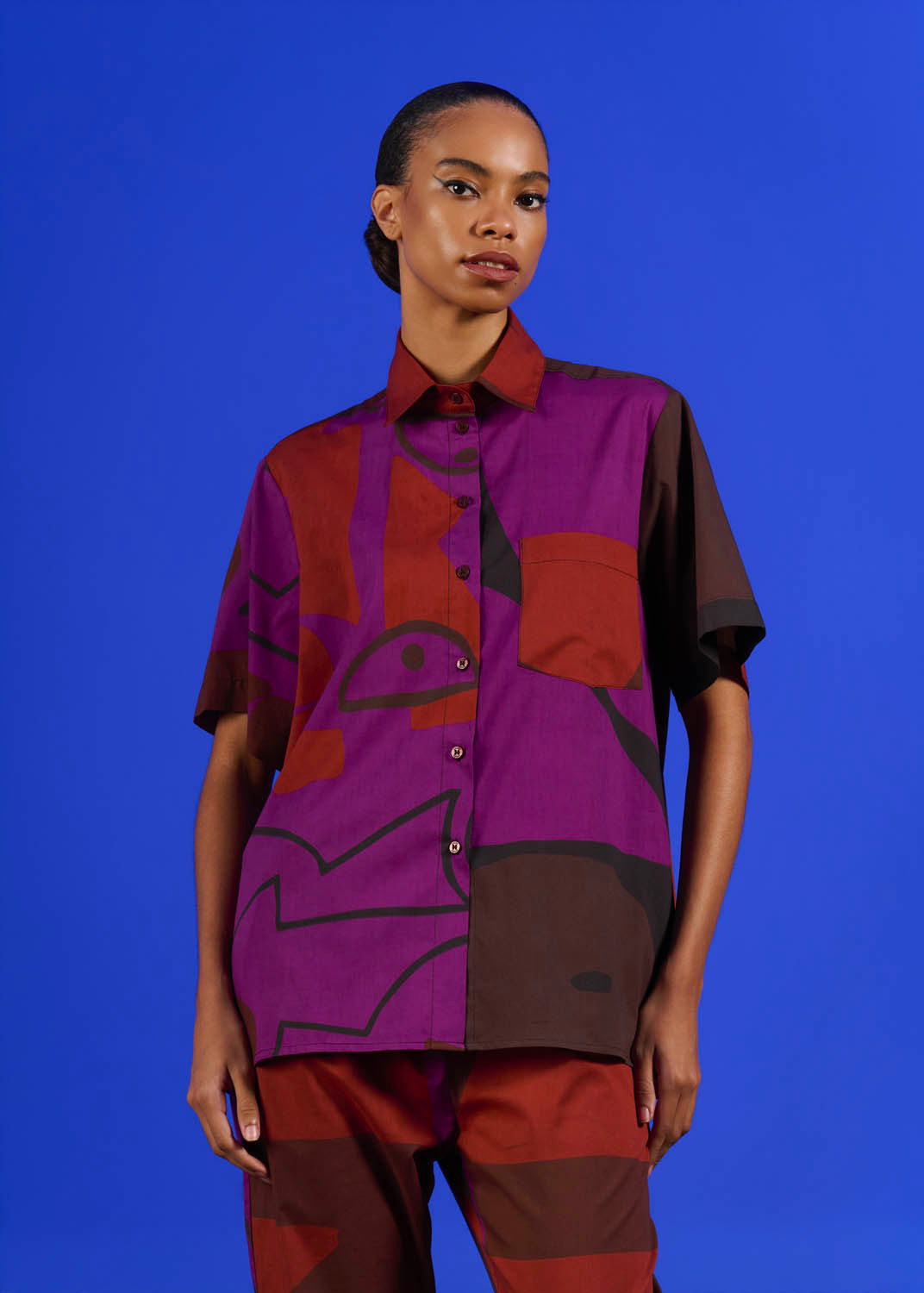 Camisa Veraneio Algodão Estampado