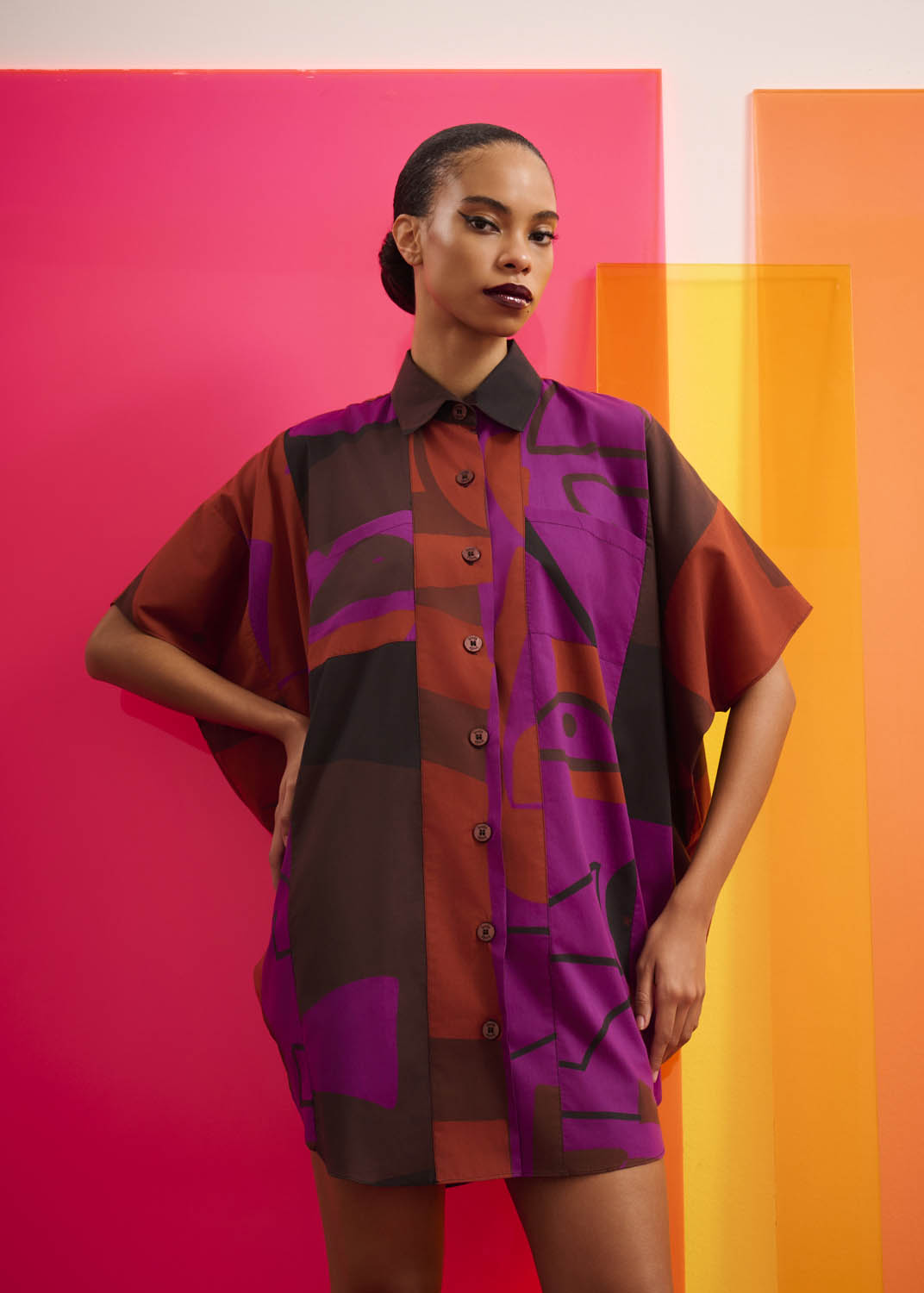Camisão Tigre Algodão Estampado