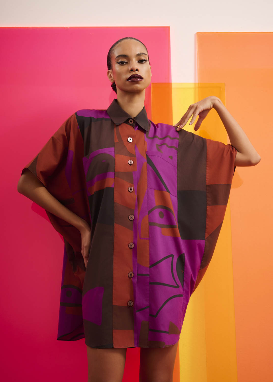 Camisão Tigre Algodão Estampado