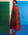 Caftan Bola Longo Algodão Estampado