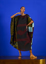 Caftan Bola Longo Viscose Estampado