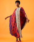 Caftan Bola Longo Viscose Estampado