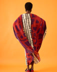 Caftan Bola Longo Viscose Estampado