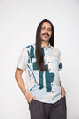 Camisa Manga Curta Algodão Estampado
