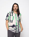Camisa Manga Curta Algodão Estampado