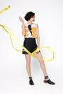 Cropped Drink Linho Estampado