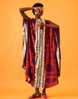 Caftan Bola Longo Viscose Estampado