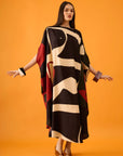 Caftan Bola Longo Viscose Estampado