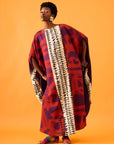 Caftan Bola Longo Viscose Estampado