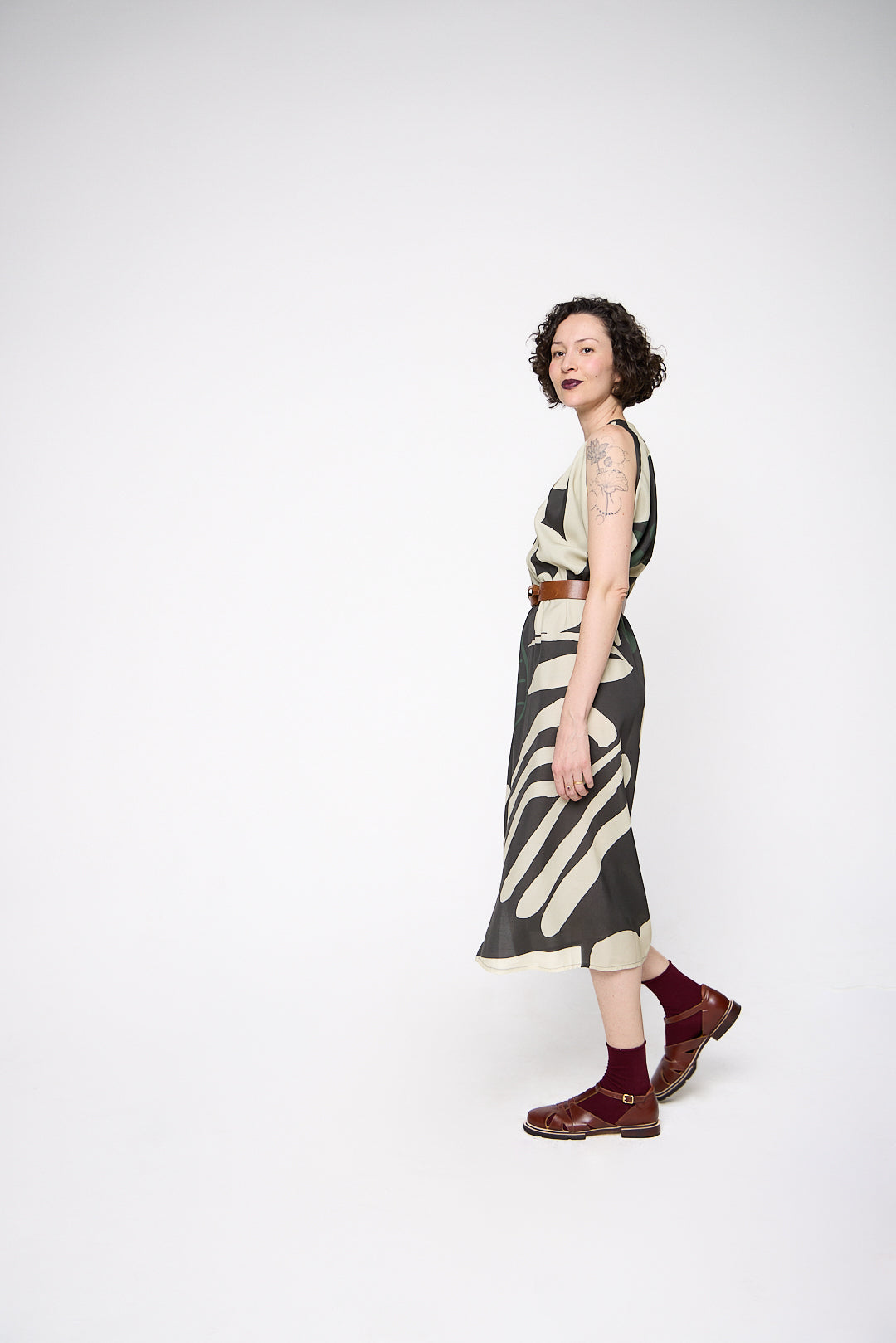 Vestido Martini Viscose Estampado