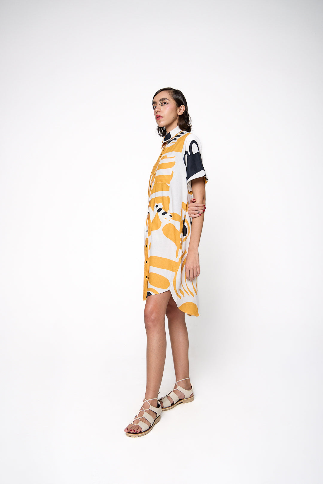 Chemise Náutica Linho Estampado