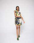 Vestido Drink Crepe Estampado