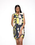Vestido Drink Crepe Estampado