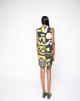 Vestido Drink Crepe Estampado