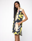 Vestido Drink Crepe Estampado