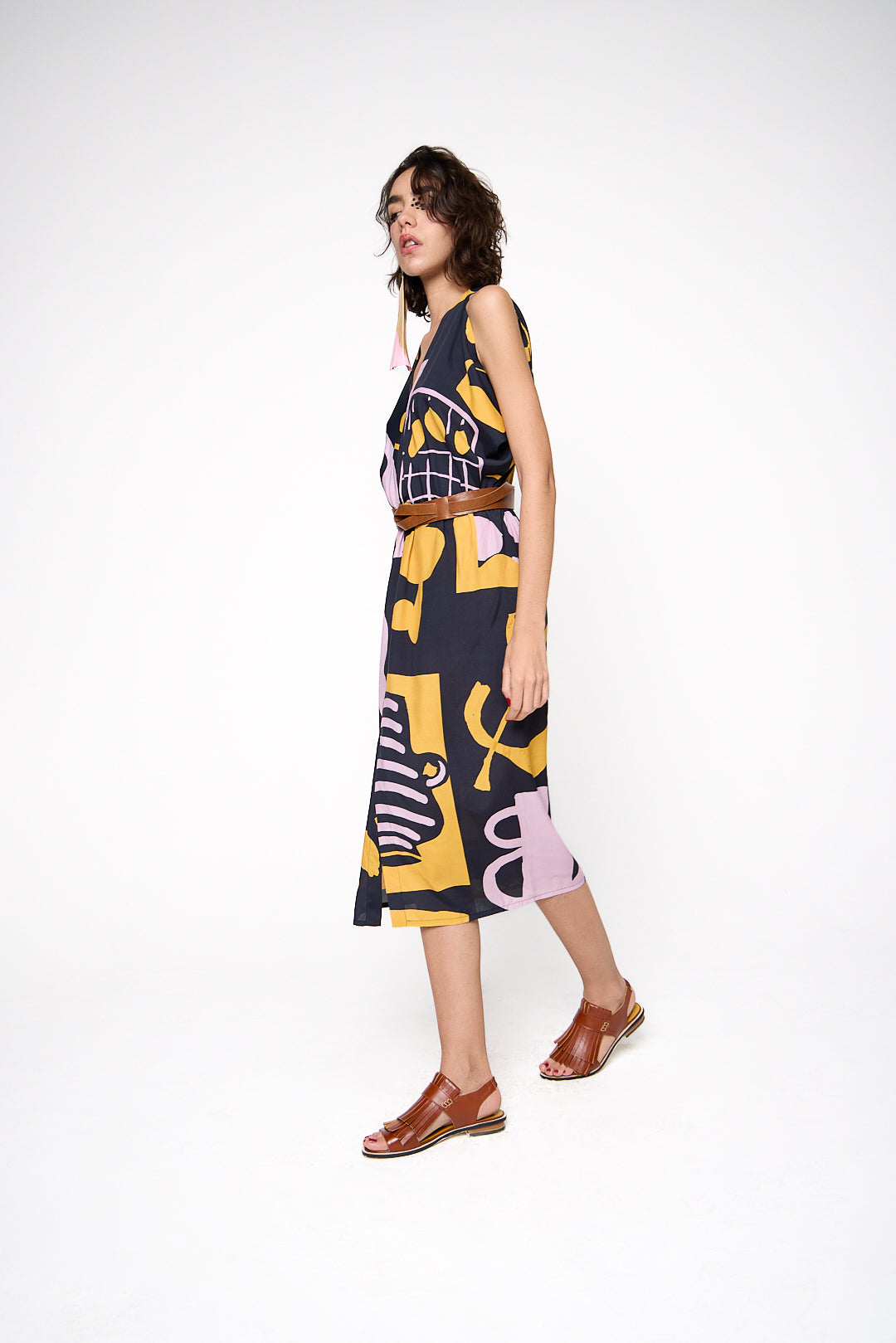 Vestido Martini Viscose Estampado