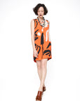 Vestido Drink Crepe Estampado