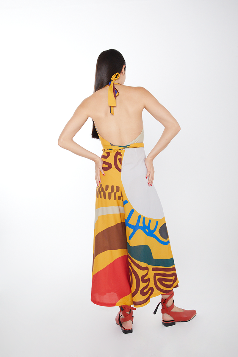 Macacão Debarge Viscose Estampado