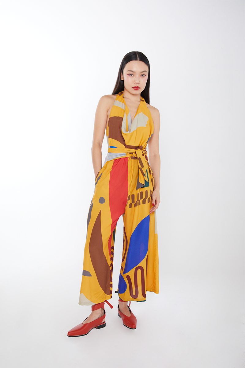 Macacão Debarge Viscose Estampado