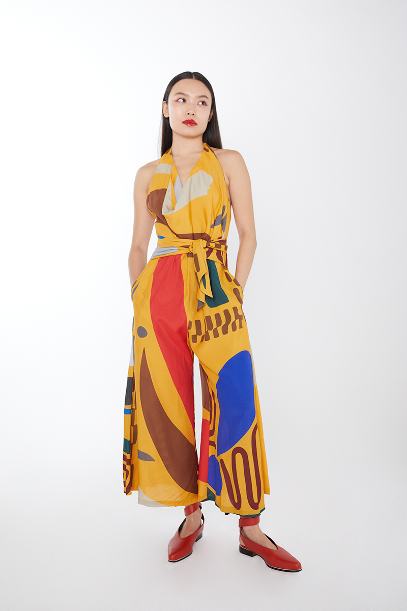 Macacão Debarge Viscose Estampado