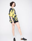 Top Dobradura Crepe Estampado