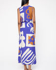 Vestido Ponei Longo Viscose Estampado